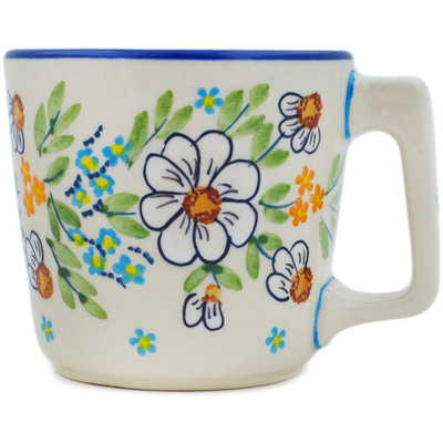 Polish Pottery Mug 10 oz Delicate UNIKAT