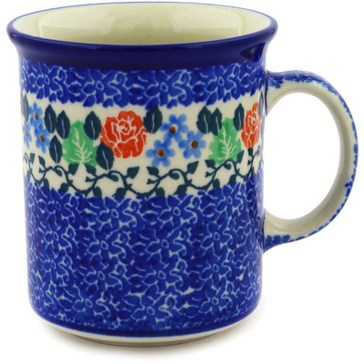 Polish Pottery Mug 10 oz Obsessive Spring