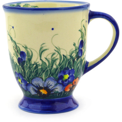 Polish Pottery Mug 10 oz Spring Bouquet UNIKAT