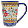 Polish Pottery Mug 10 oz Summer Bouquet UNIKAT