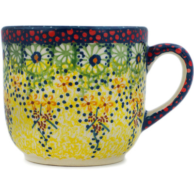 Polish Pottery Mug 10 oz Sunshine Grotto UNIKAT