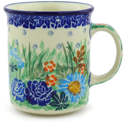 Polish Pottery Mug 10 oz Superb Beauty UNIKAT