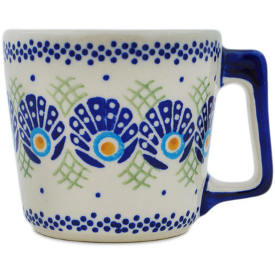 Polish Pottery Mug 10 oz Tail Feathers