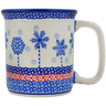 Polish Pottery Mug 10 oz Winter Sights UNIKAT
