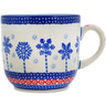 Polish Pottery Mug 10 oz Winter Sights UNIKAT