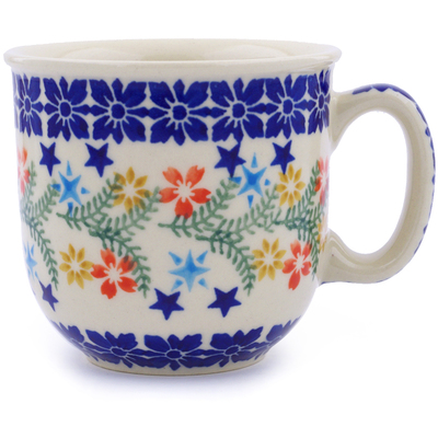 Polish Pottery Mug 10 oz Wreath Of Bealls