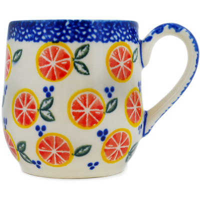 Polish Pottery Mug 11 oz Citrus Craze