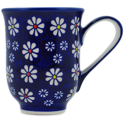 Polish Pottery Mug 11 oz Daisy Jazz UNIKAT