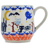 Polish Pottery Mug 11 oz Halloween Spooky Vibe