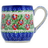 Polish Pottery Mug 11 oz Midsummer Bloom