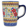 Polish Pottery Mug 11 oz Summer Bouquet UNIKAT