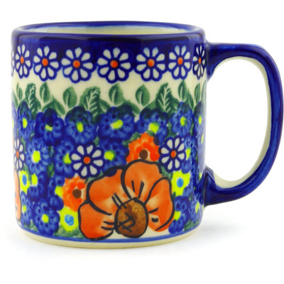 Polish Pottery Mug 12 oz Bold Sights UNIKAT