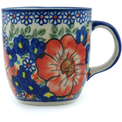 Polish Pottery Mug 12 oz Bold Sights UNIKAT