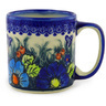 Polish Pottery Mug 12 oz Butterfly Splendor