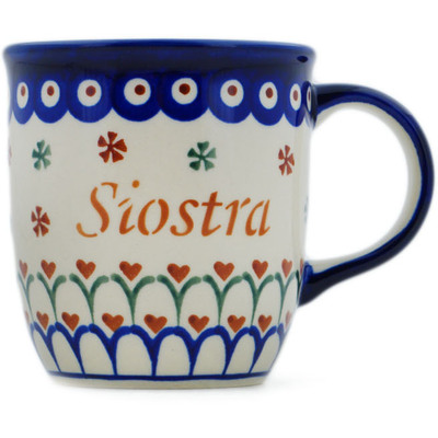 Polish Pottery Mug 12 oz