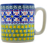 Polish Pottery Mug 12 oz Irish Spring