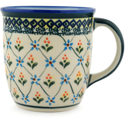 Polish Pottery Mug 12 oz Princess Royal