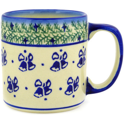 Polish Pottery Mug 12 oz Royal Bells
