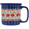 Polish Pottery Mug 12 oz Seeds Of Summer UNIKAT