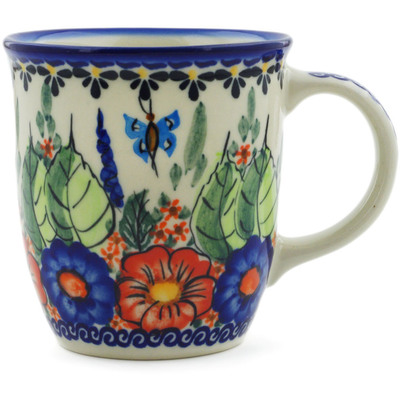 Polish Pottery Mug 12 oz Spring Splendor