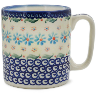 Polish Pottery Mug 12 oz Sunshine Blooms