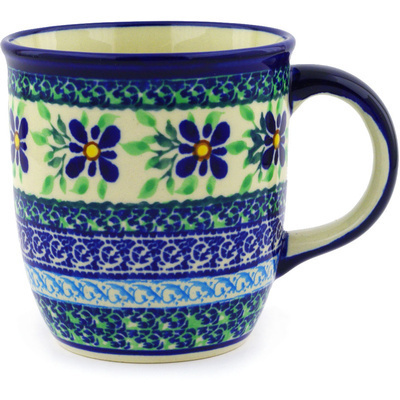 Polish Pottery Mug 12 oz Sweet Violet