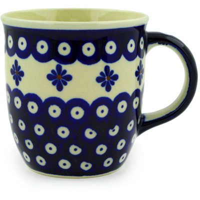 Polish Pottery Mug 12 oz Tilt-a-whirl