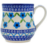 Polish Pottery Mug 13 oz Greek Daisies