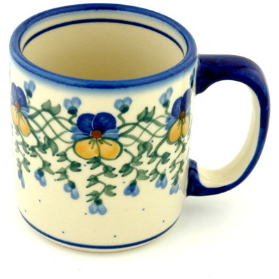 Polish Pottery Mug 13 oz Indigo Dream