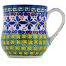 Polish Pottery Mug 13 oz Irish Spring