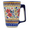 Polish Pottery Mug 13 oz Summer Bouquet UNIKAT