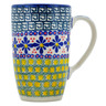 Polish Pottery Mug 14 oz Irish Spring