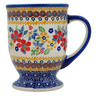 Polish Pottery Mug 14 oz Summer Bouquet UNIKAT