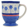 Polish Pottery Mug 14 oz Winter Sights UNIKAT
