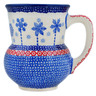 Polish Pottery Mug 15 oz Winter Sights UNIKAT