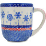Polish Pottery Mug 16 oz Winter Sights UNIKAT