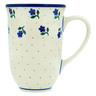 Polish Pottery Mug 19 oz Auntie Em Sapphire