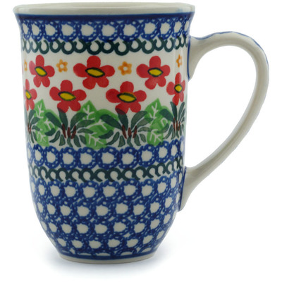 Polish Pottery Mug 19 oz Buenos Dias