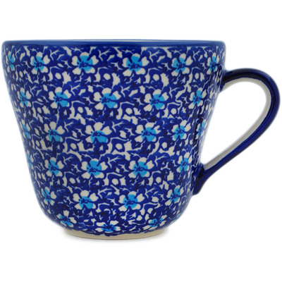 Polish Pottery Mug 26 oz Flowers On The Lake