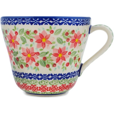 Polish Pottery Mug 26 oz Precious Pentas UNIKAT