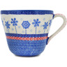 Polish Pottery Mug 26 oz Winter Sights UNIKAT