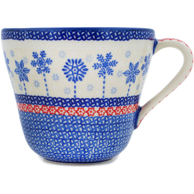 Polish Pottery Mug 26 oz Winter Sights UNIKAT