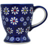 Polish Pottery Mug 7 oz Daisy Jazz UNIKAT