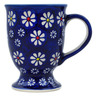 Polish Pottery Mug 7 oz Daisy Jazz UNIKAT