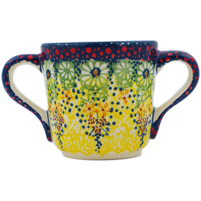 Polish Pottery Mug 7 oz Sunshine Grotto UNIKAT