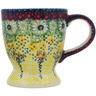 Polish Pottery Mug 7 oz Sunshine Grotto UNIKAT