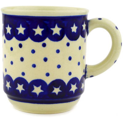 Polish Pottery Mug 8 oz Celestial Dreams
