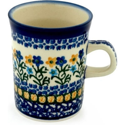 Polish Pottery Mug 8 oz Field Of Wildflowers