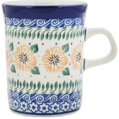 Polish Pottery Mug 8 oz Marigold Morning