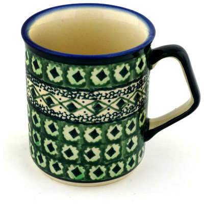 Polish Pottery Mug 8 oz Tamborine
